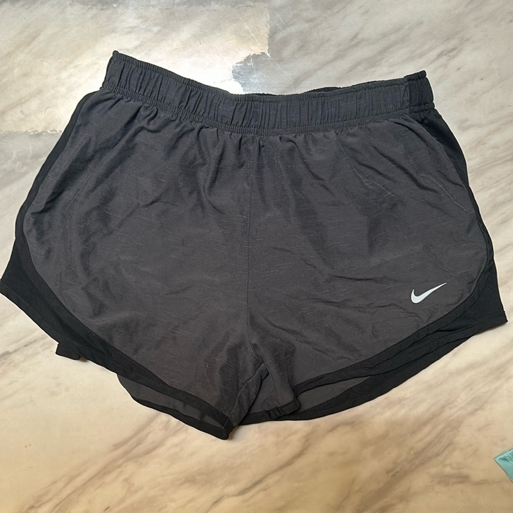 Grey and black Nike Shorts